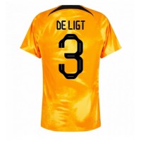 Niederlande Matthijs de Ligt #3 Heimtrikot WM 2022 Kurzarm